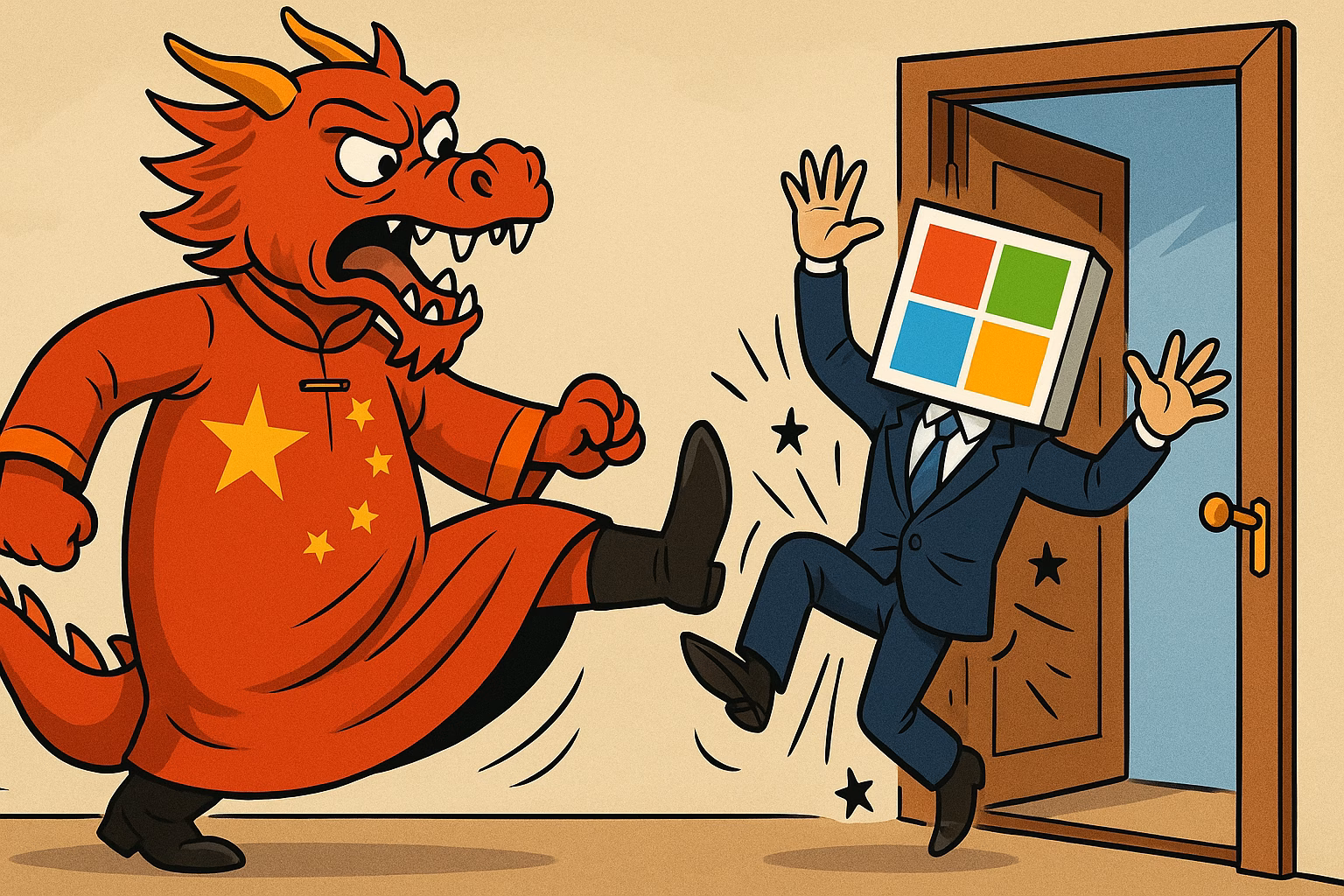 Microsoft Exit Marks China Break From Western Software Dependency